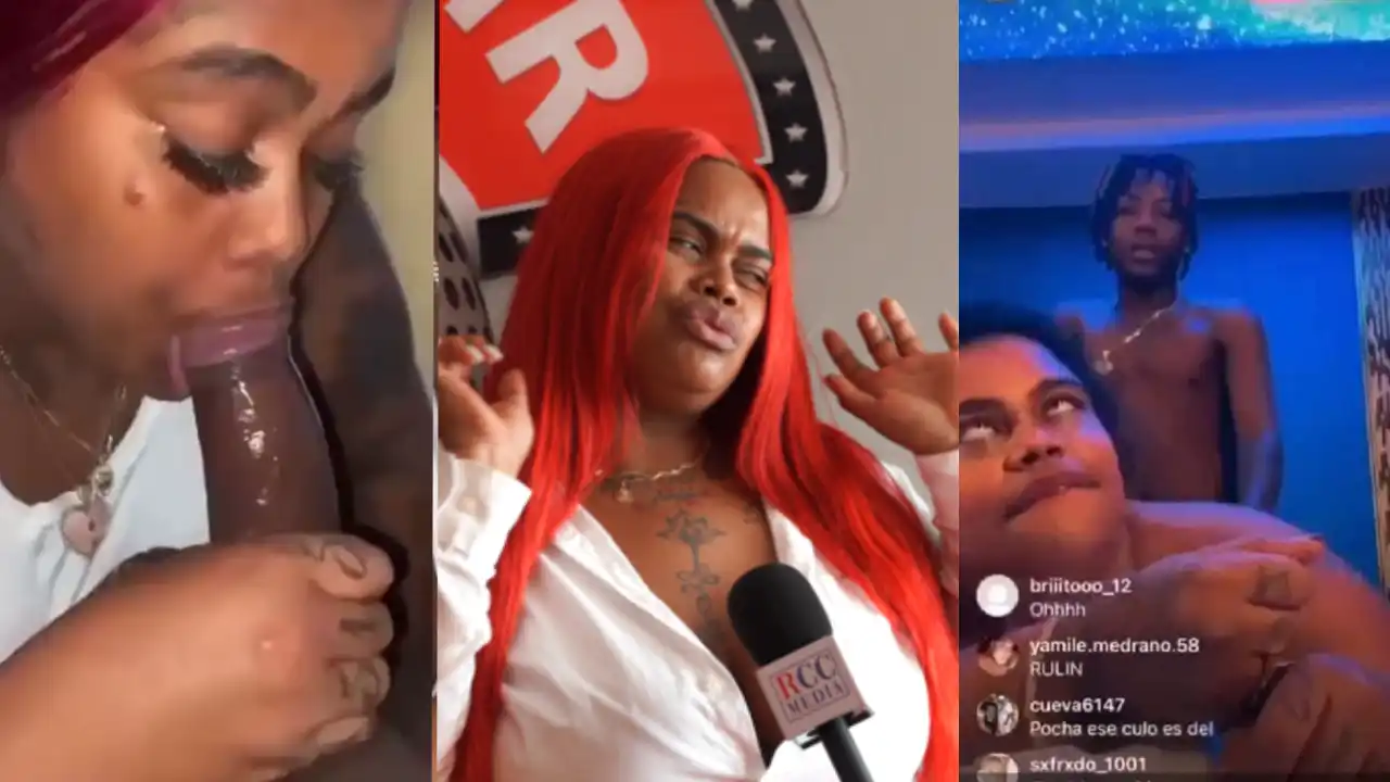 Pochale bailarina de dembow dominicana mamando
