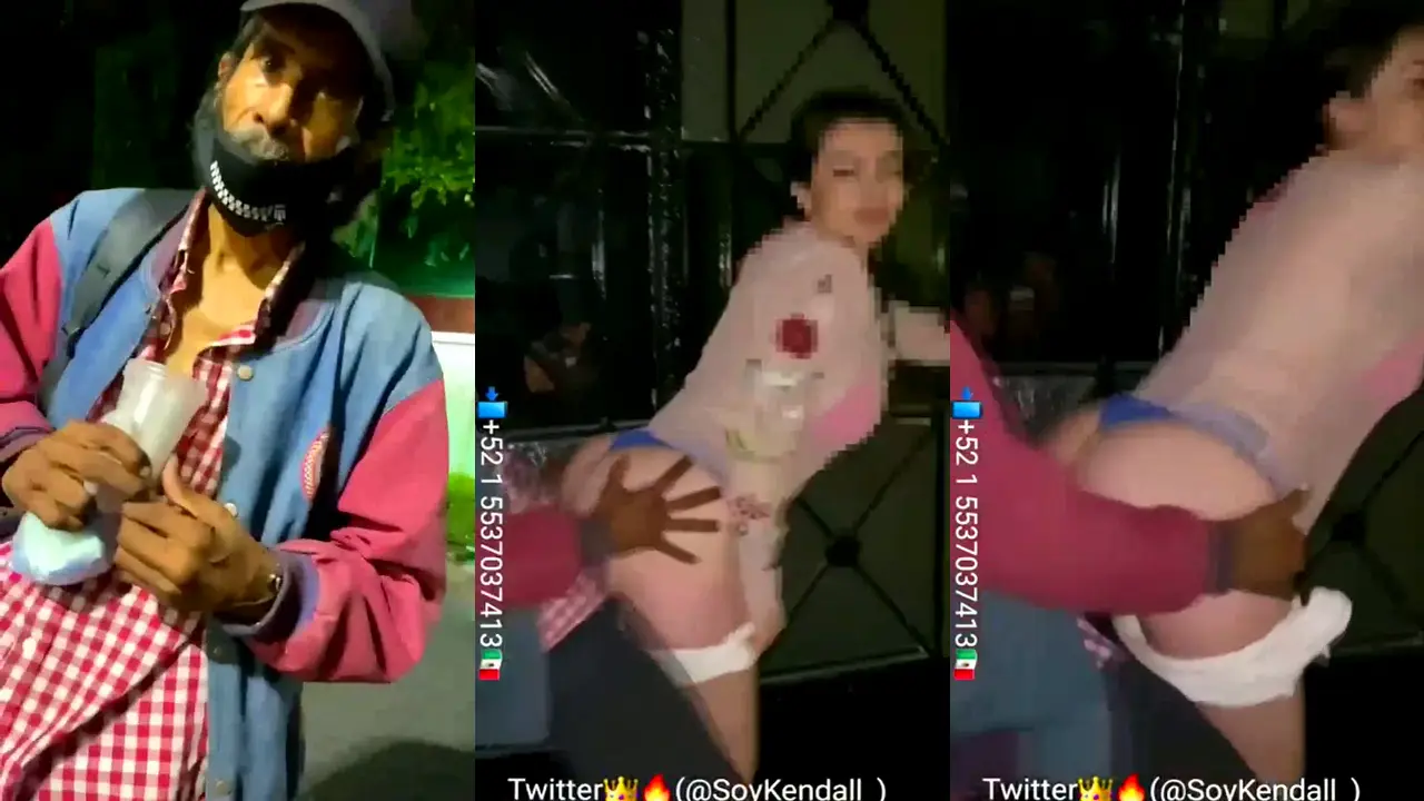 Kendall puta colombiana follando con vagabundo en la calle